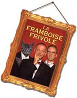 framboise-frivole-1 de gauche à droite : un félin non identifié, Peter Hens et David Laisné ©DR
