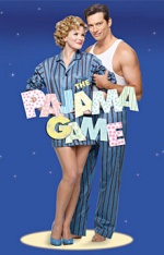 Affiche du revival Broadway 2006 de The Pajama Game ©DR
