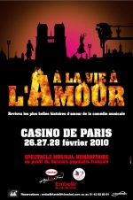Affice de <i>A la vie à l'amour</i> Affice de <i>A la vie à l'amour</i>