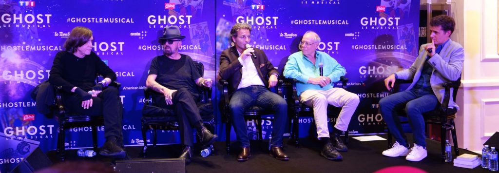 Dave Steward, Glenn Ballard, Bruce Joel Rubin et Arnaud Cazet ©DR